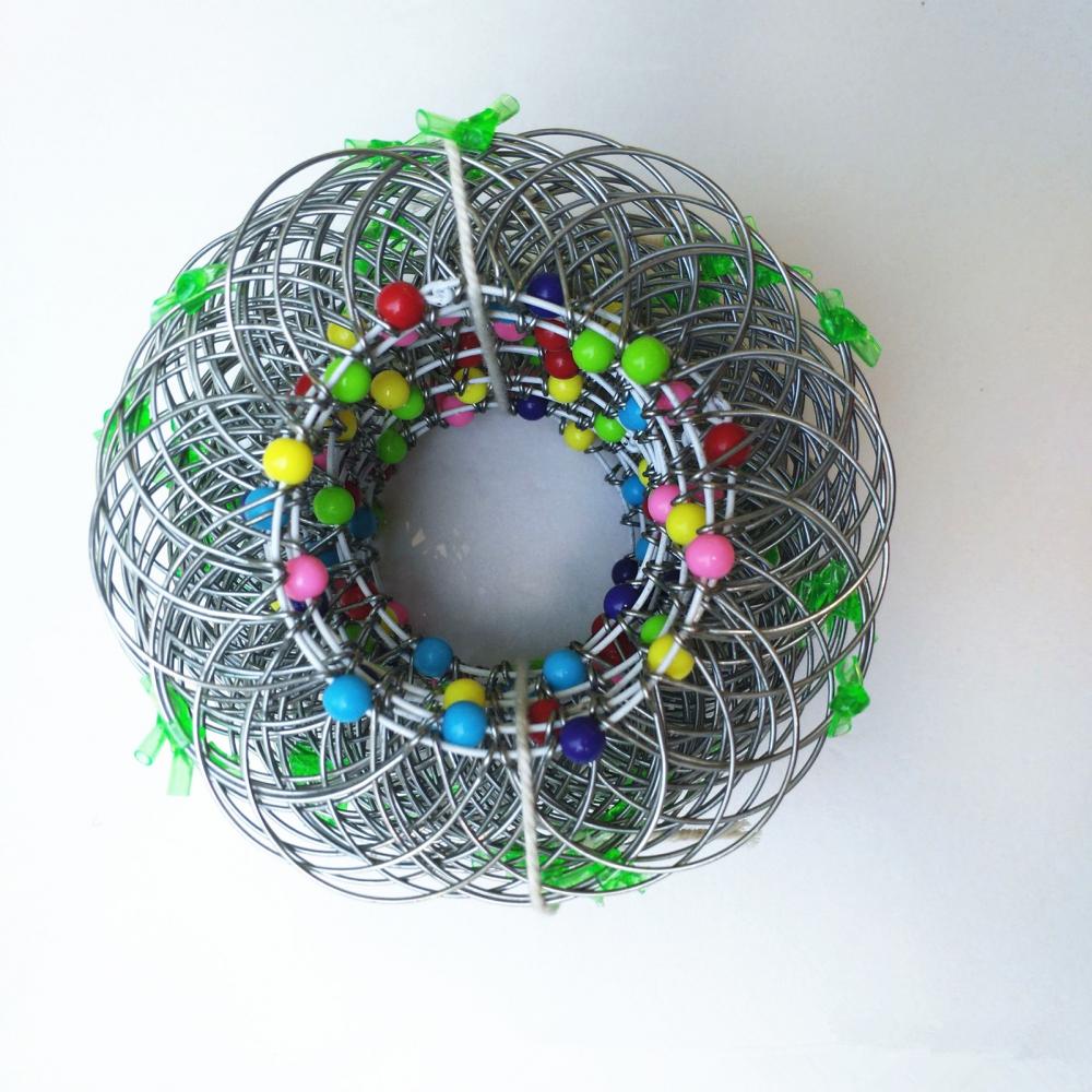 Детская мандала антистресс игрушка регулируемая тридцать шесть переменных разновидностей корзина с цветами железное кольцо детская головоломка игрушка для снятия стресса