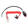 Boat Safety Kill Stop Switch with Lanyard 398 06830 0 Outboard Engine Motor Urgent Stop Switch 353
