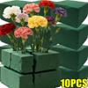 Искусственные и Свежие Блоки Флористической Губки DIY Губка для Цветочных Композиций Сухая и Влажная Флористическая Грязь Кирпич из Губки для Свадебного Украшения на День Рождения