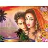 Полный 5D Diy Алмазная картина Индийская пара Алмазная вышивка Полный вышивки крестом Домашний декор Подарок ручной работы