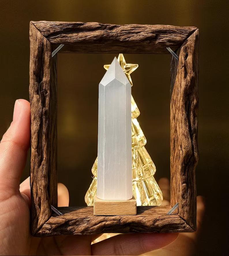 Natural Selenite Crystal Towers Polished White Gemstone Columns Hand Carved Feng Shui Bulk Crystals