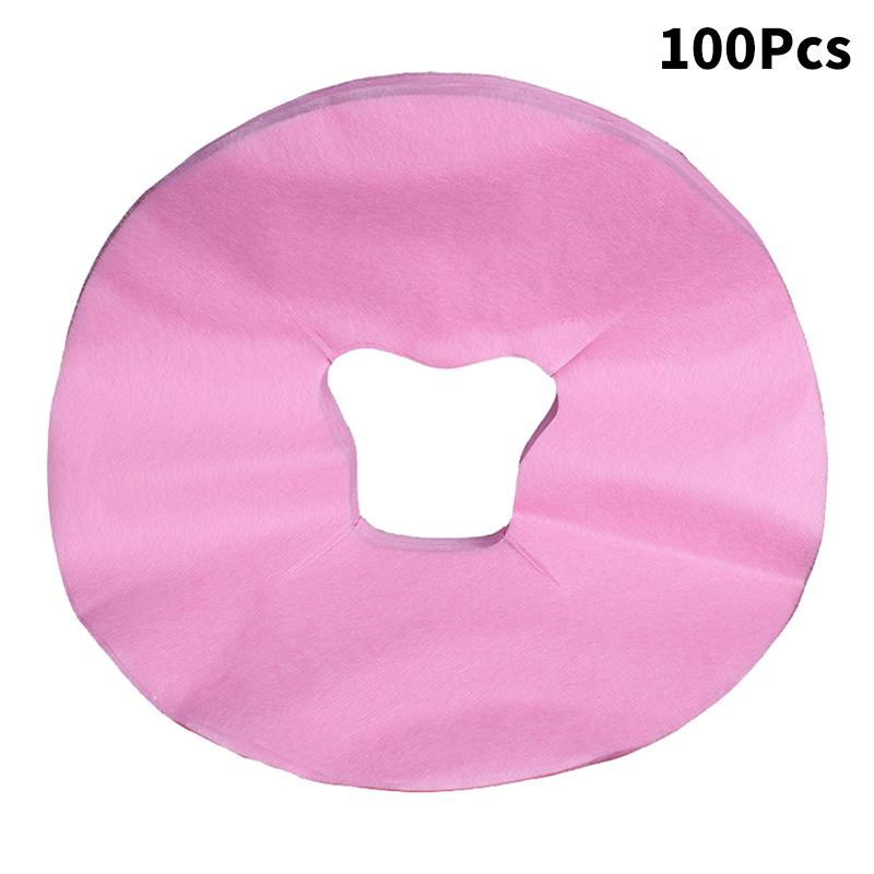 100 шт. одноразовые простыни для массажного стола, подголовники, наволочки для подушек для лица, чехлы для массажных подушек для лица, подголовники для стола