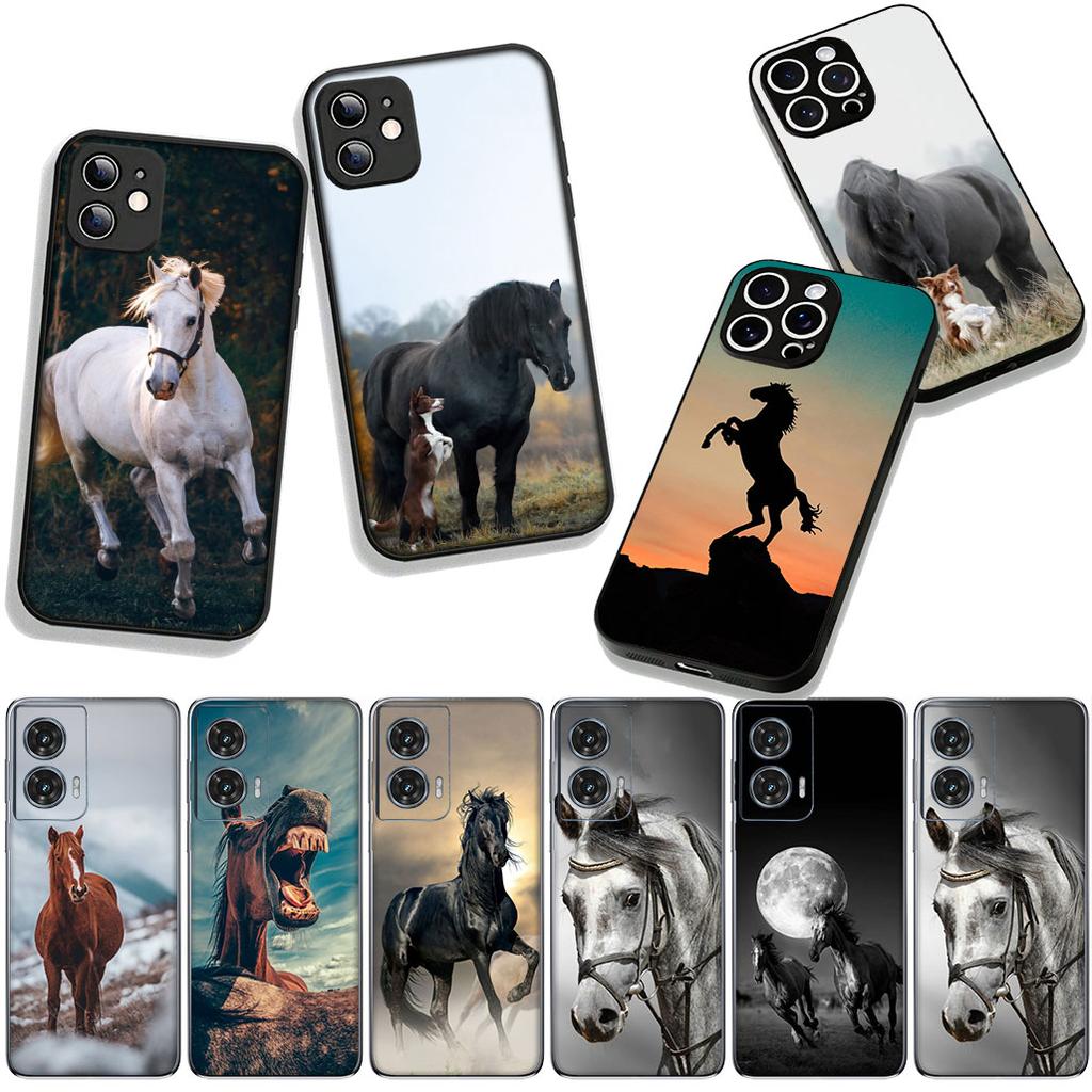 Чехол для телефона Бегущая дикая лошадь Крутой корпус для Apple iPhone 17 16 11 Pro XS Max XR 6 7 8 Plus + 16E SE 2020 Air 5 8+ Чехол