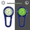 Lancardo Nurse Watch Pocket Watch Analog Luminous Carabiner Blue Men's Women's