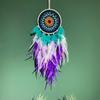 Personalized Christmas Purple Night Dream Catcher Hanging Decoration Fresh Simple Woven Wind Chime Decoration