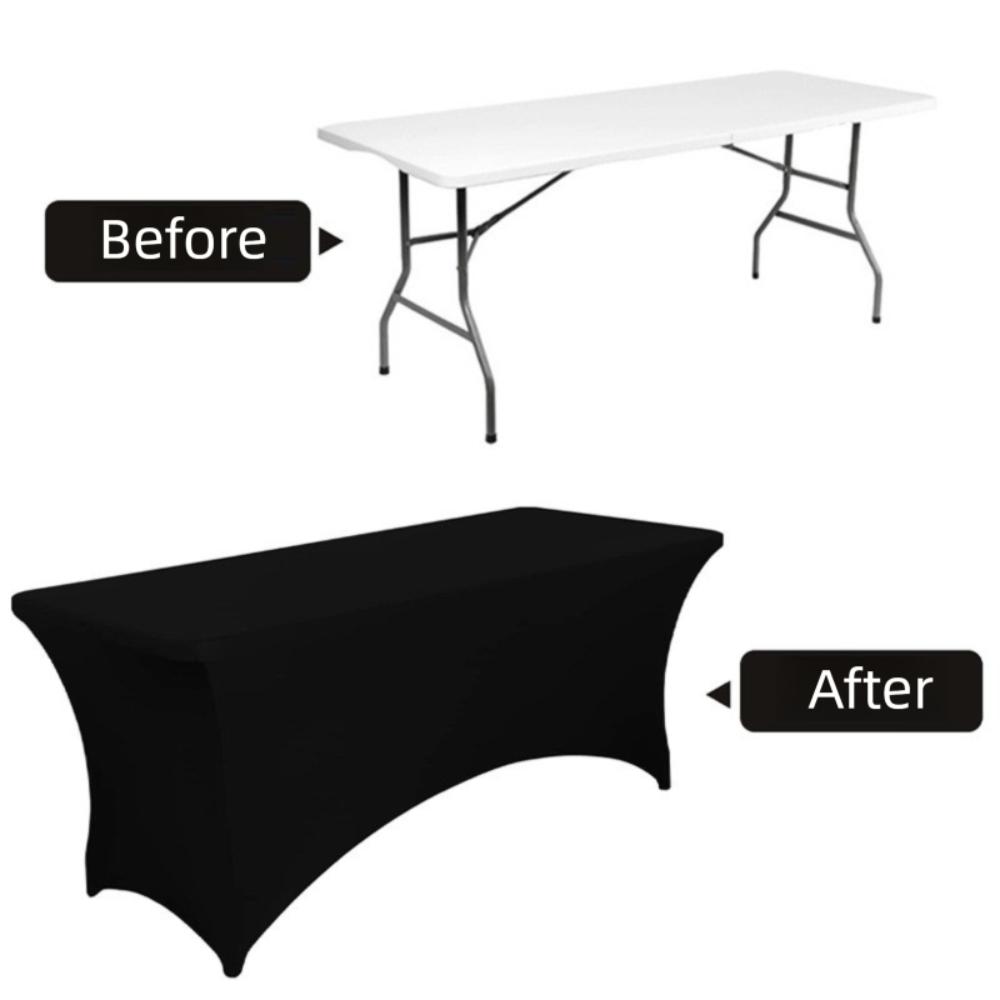 Washable High Stretch Tablecloth Universal Birthday Table Cover  Wedding Party