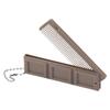 New 2-in-1 Folding Comb with Mirror Chocolate-Shaped Hair Comb Portable Mini Styling Tool Gift