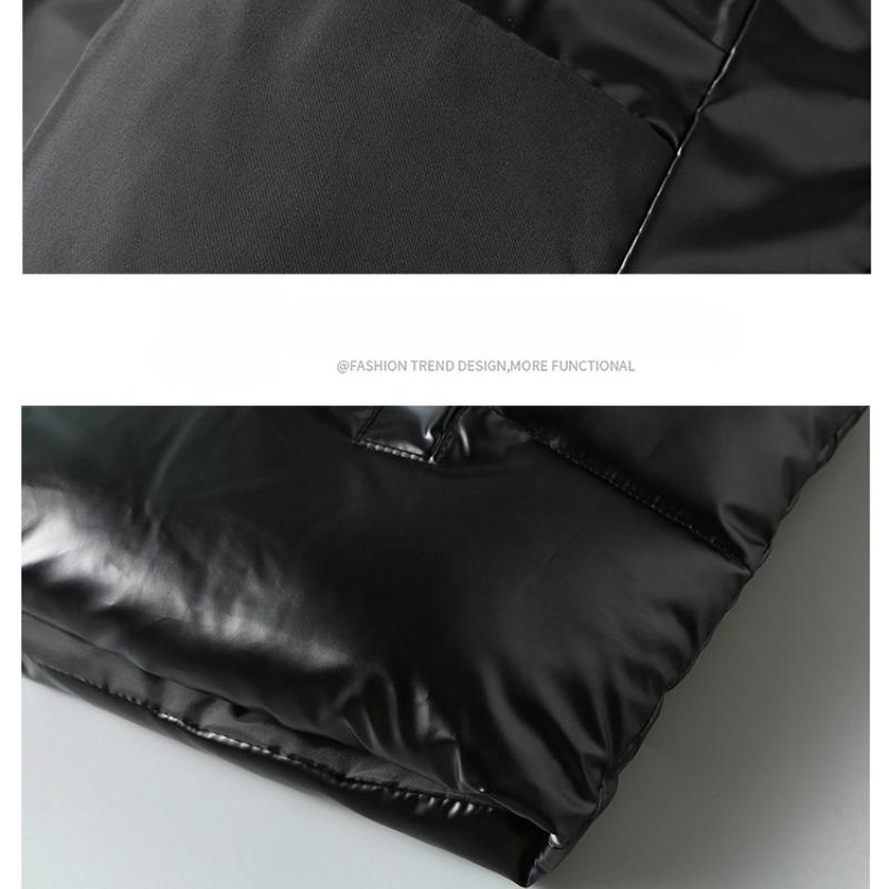 Модный жилет Мужской пуховый хлопковый жакет-лошадь Тренд Осень и Зима Плечи Большой размер Утепленный Теплый Верхняя одежда Рабочая куртка