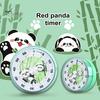 Визуальный таймер, мультяшный животный принт, разборчивый, с звонком, напоминанием, портативный, 60-минутный обратный отсчет, диаметр, для студентов, учителей, механические часы, время