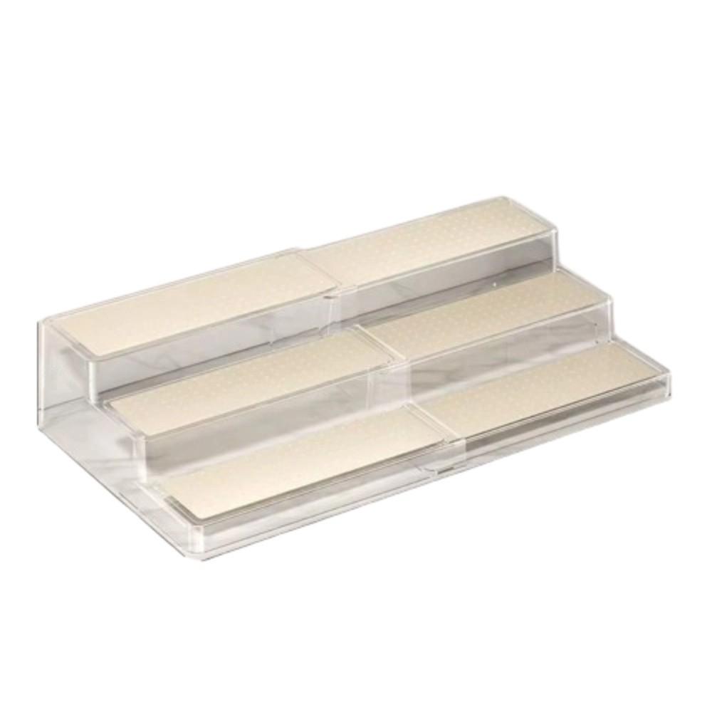 Видимая расширяемая полка для специй Регулируемая настольная полка-дисплей для косметики