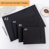 Горизонтальная папка A3/A4/B5/A5 Папка-регистратор на кольцах для loose-leaf Внутренние страницы HD Бумажные тесты Бумажные для рисования Сумка для хранения Защитный мешок