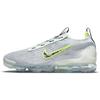 Nike Air Vapormax 2021 Flyknit Logo Pack - Wolf Grey Volt Мужские кроссовки Черный Белый DH4085-001