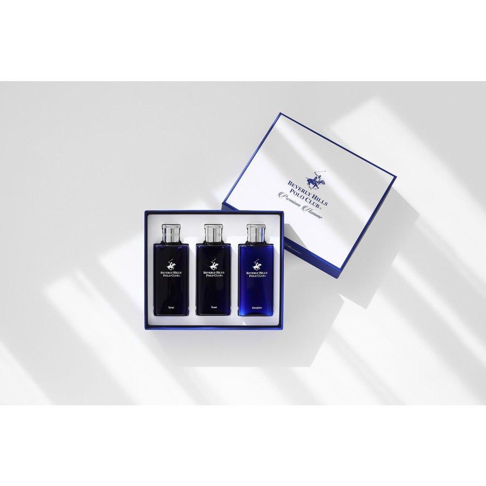Beverly Hills Polo Club Premium Homme 2 средства для кожи + 1 лосьон 1 набор (тонер: 145 мл, эмульсия: 145ml)