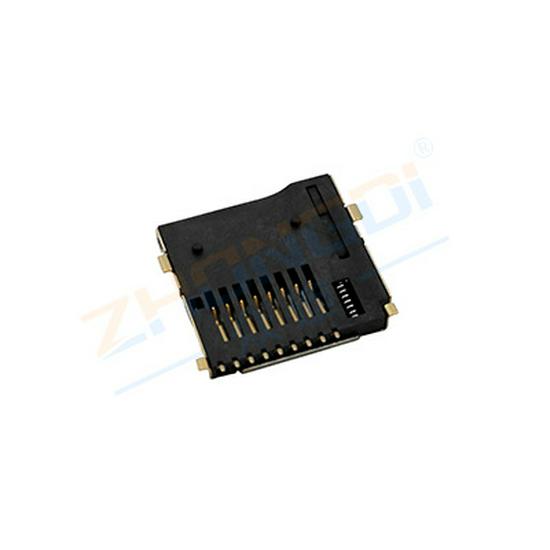 TF-002-P Подпружиненный 9-контактный MicroSD (TF) Слот для карты