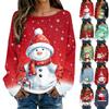 Christmas Sweatshirts For Women Knit Sweater Cute Shirt Fall Crewneck Pullover Tops