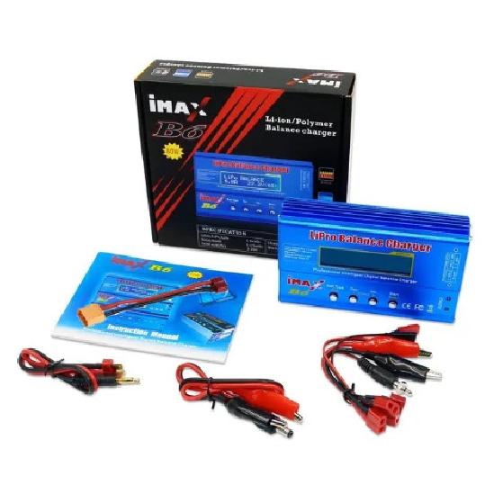 Зарядное устройство iMAX B6 80 Вт 6 А для аккумуляторов Lipo NiMh Li-ion Ni-Cd, цифровое RC балансировочное зарядное устройство, зарядное устройство/разрядник Lipro + адаптер 15 В 6 А