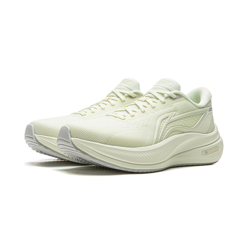 Li Ning Yueying 5 Амортизирующие износостойкие низкие повседневные беговые кроссовки женские светло-зеленые ARHW004-9