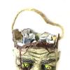 For Halloween Decoration Props Horror Zombie Head Candy Tote Bag
