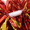 Помпоны для аэробики Cheerer Помпоны для танцевальной вечеринки Спортивные соревнования в школе (Красное золото)