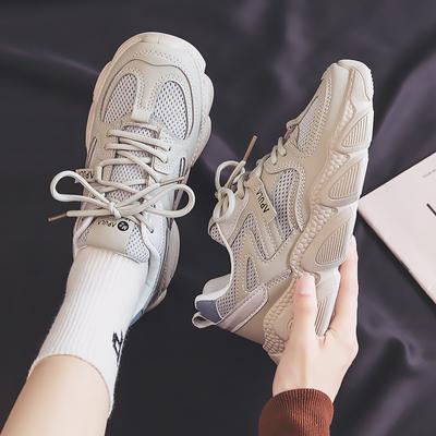 Обувь для папы, женские весенние новые студенческие кроссовки для бега, повседневные дышащие кроссовки с мягкой подошвой и легкой сеткой