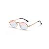 Metal Small Frame Glasses Round Street Shot Colored Sunglasses Female Best Man Prince Glasses Performance Sunglasses Female And Male