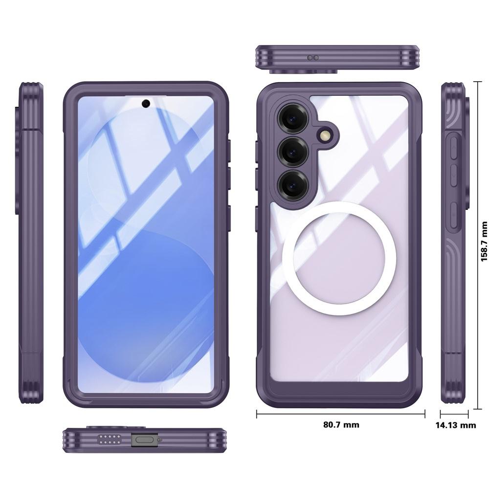 Case for Samsung Galaxy S26, Shockproof, with glass, for MagSafe, purple
