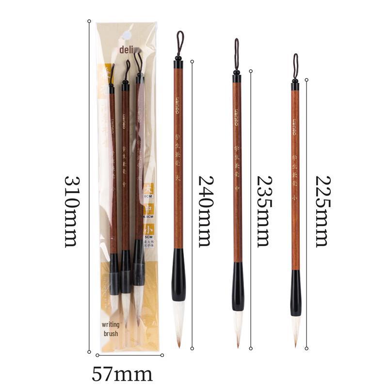 Deli Calligraphy Brush and Four Treasures Set