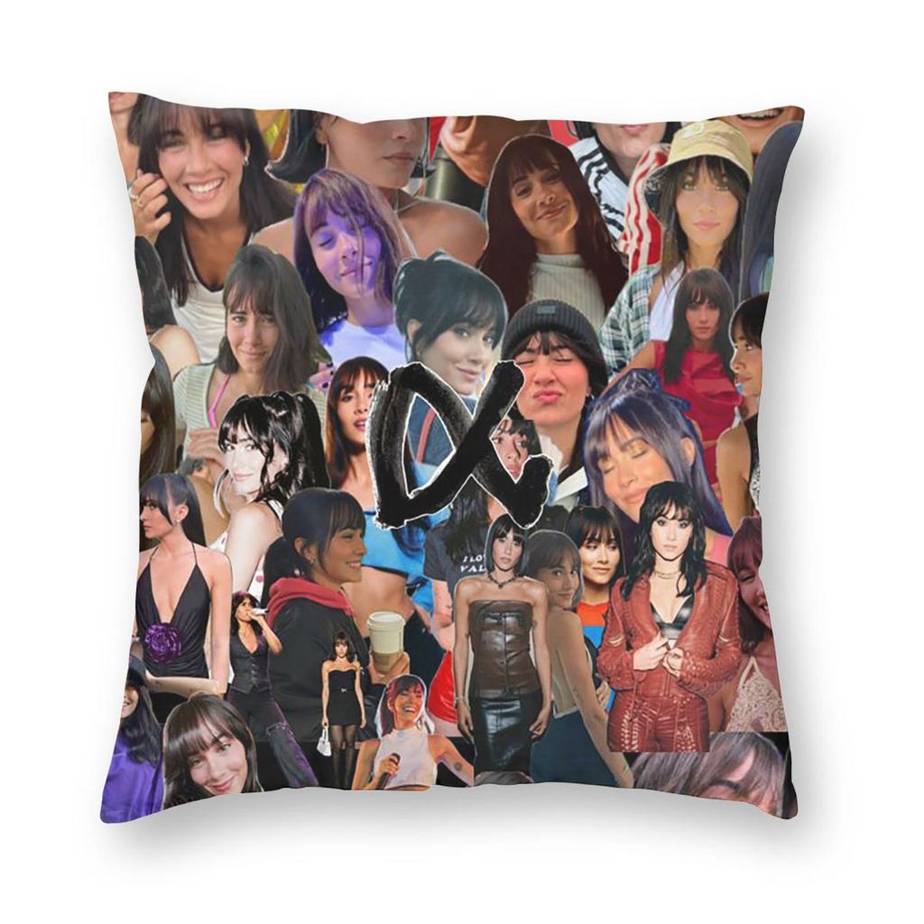Aitana Ocana Singer Square Pillowcase Pillow Cover Cushion Throw Pillow for Home Bedroom Car
