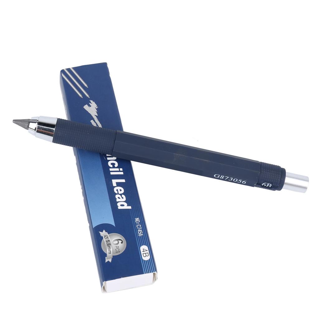 Механический карандаш 5,6 мм с 6 стержнями 4B Smoothly Writing Art Механические карандаши Sketch Penci