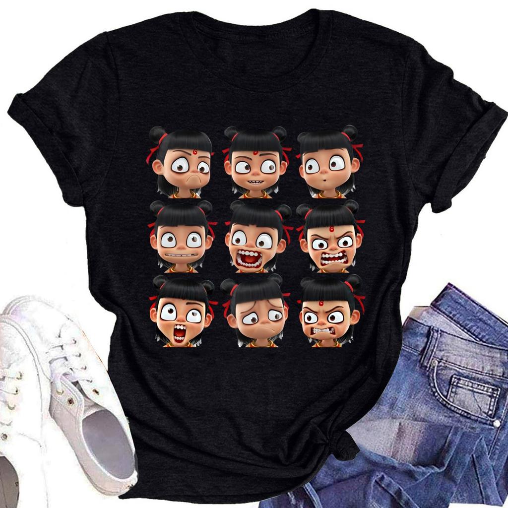 Мужская и женская футболка с круглым вырезом и короткими рукавами