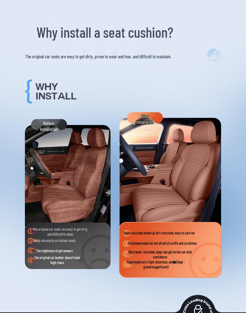 Tiggo 9X All-Season Breathable Seat Cushion & Cover for 25 New Model - Universal Car Ventilation Accessory.
