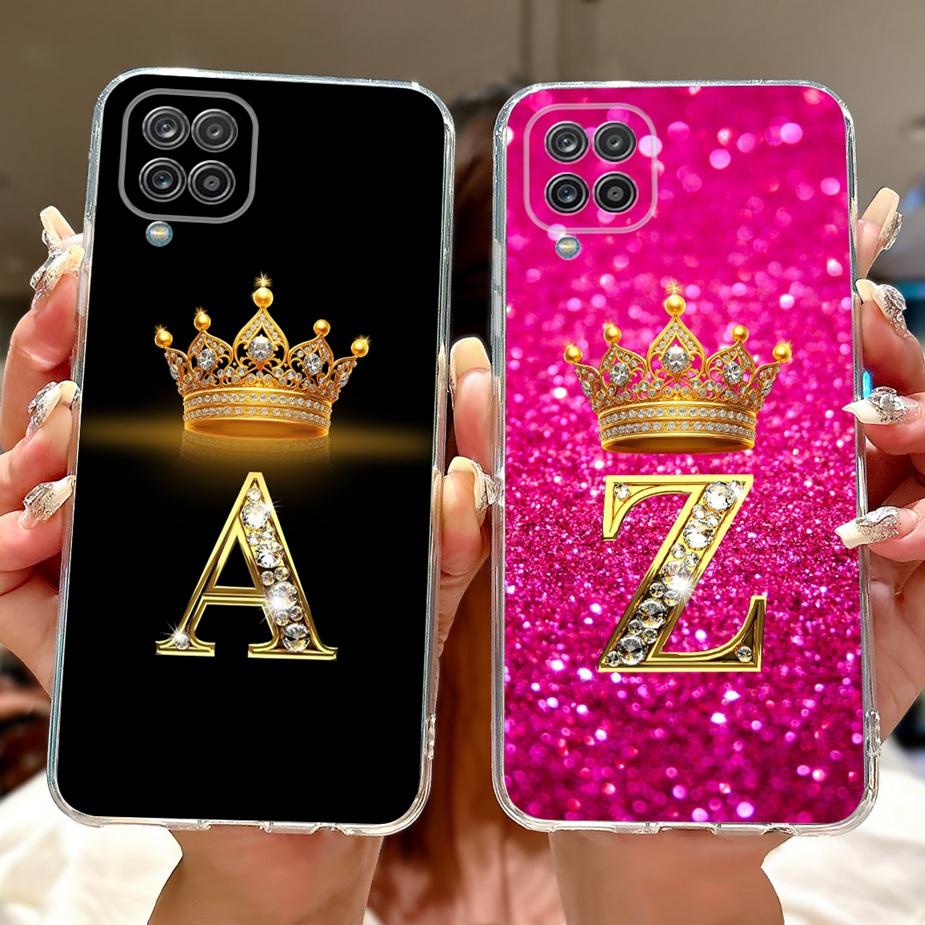 Чехол для Samsung Galaxy A12 M12 F12 Новый Чехол с Буквами Короны Мягкий Силиконовый Чехол для Телефона Для Samsung A12 M 12 Galaxy M12 F12 Бампер