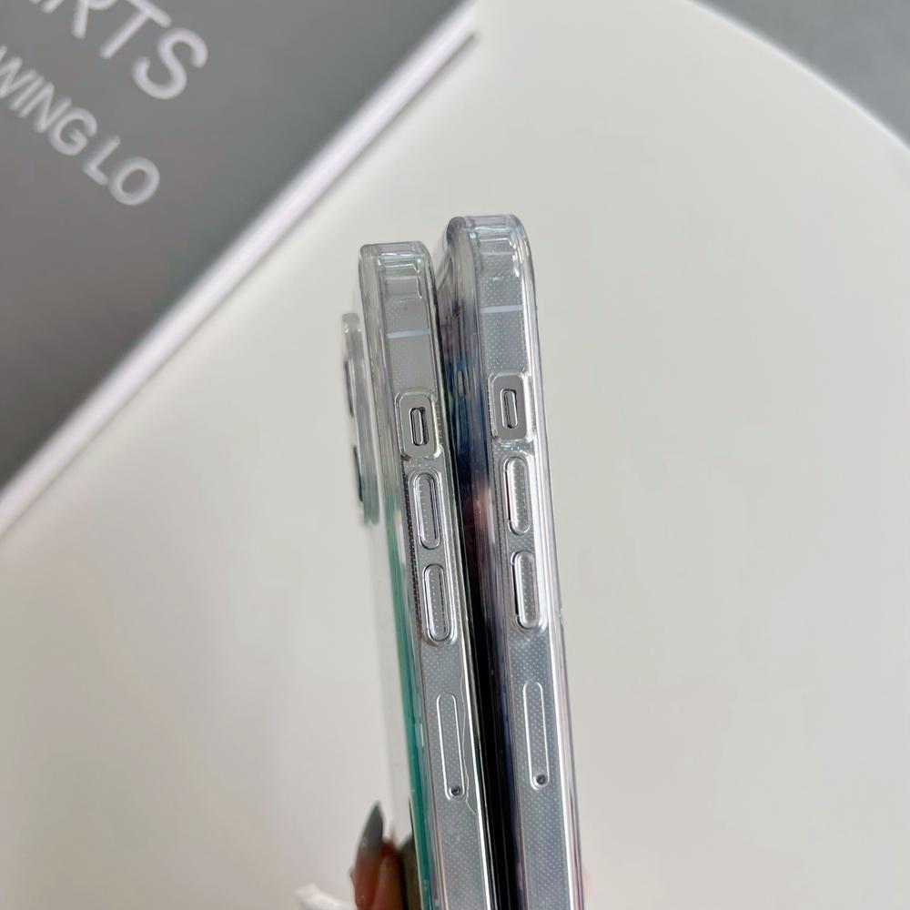 Прозрачный чехол для телефона Magsafe с блестками и блестками для Iphone 14 13 12 11 Pro Max, мягкий эпоксидный чехол с блестками и звездами