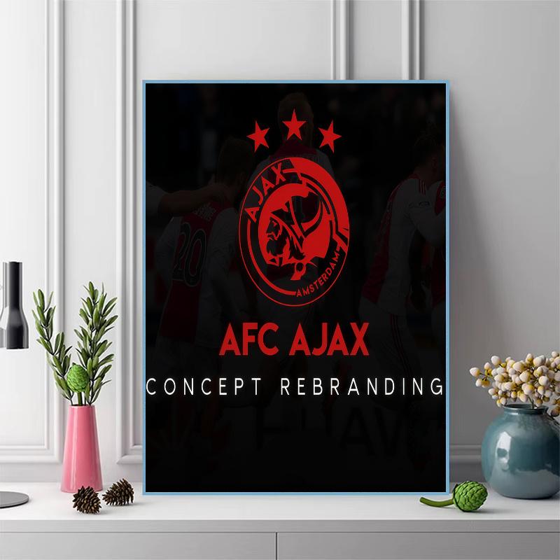 AFC Ajax Amsterdam 100% Round Full Drill 5D DIY Diamond Painting Embroidery Cross Stitch Rhinestone Décor