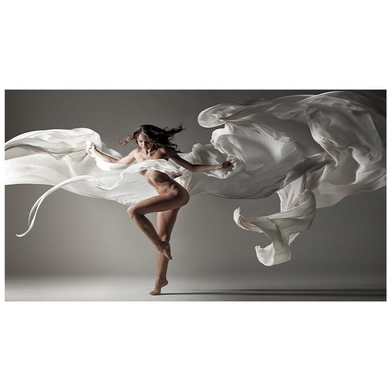 Элегантный Танец Современного Искусства Женщина Боди-Арт Картина Маслом Холст Картины Куадрос Фон Украшения Стены