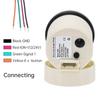 New 52mm Universal 2 in 1 Dual Gauge with Alarm LED Fuel Level Meter Voltmeter+Fuel Tank Level Sensor 0-190 Ohm Car Boat Custom
