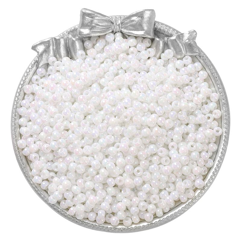 450G High Quality Glass Seed Beads Shiny Glazed Pearl Glass Beads For Earring Bracelet Necklace DIY Jewelry Craft Garment Accessoreis Making