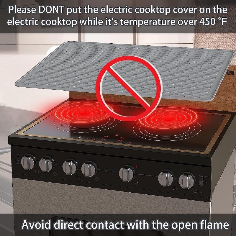 1PC Silicone Stove Top Protective Mat Electric Stove Top Cover, Kitchen Stove Protective Mat Multifunctional Sink Mat