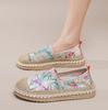 Мода 2025 Горячая Распродажа Дышащая Сетка Кружево Балетки Обувь Женские Эспадрильи Повседневные Цветочные Женские Лоферы Zapatillas Fisherman
