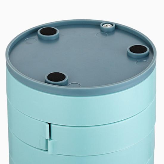 Органайзер для ювелирных изделий, красивая, полезная подставка для ювелирных изделий, многослойная вращающаяся шкатулка для драгоценностей для общежития