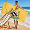 Пляжное полотенце с принтом Newcastle United, Большое мягкое быстросохнущее полотенце для пляжа, кемпинга, плавания