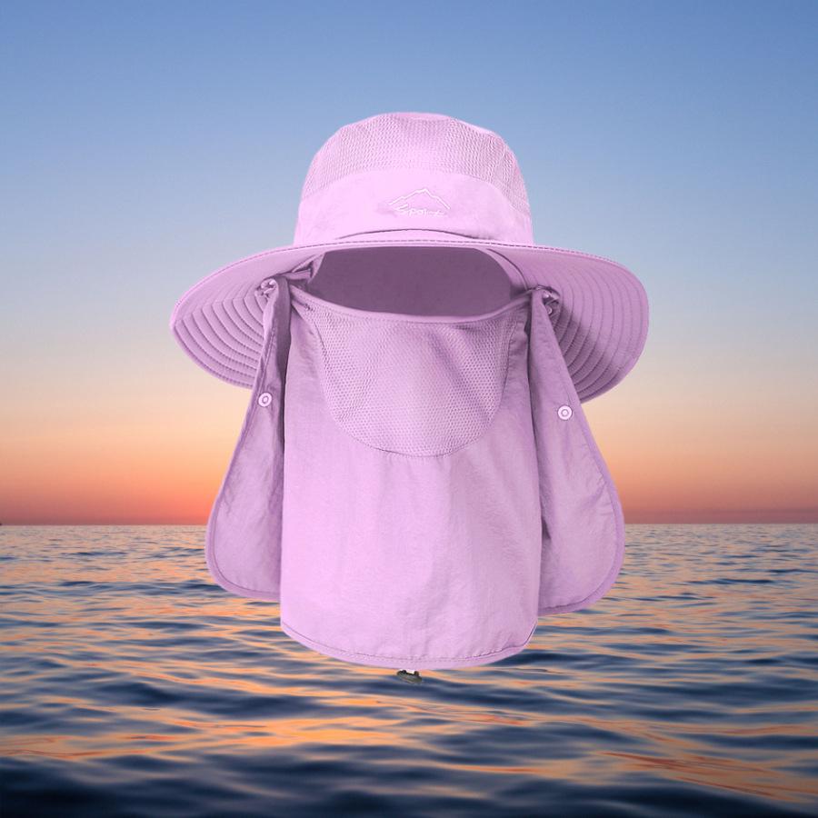 Унисекс быстросохнущая шляпа от солнца с защитой лица – Летняя дышащая защита для рыбалки