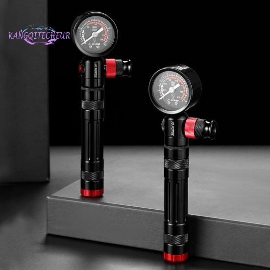 Велосипедный надувной насос, водонепроницаемый, алюминиевый сплав, шкала высокого давления, велосипедный воздушный насос, товары для дома