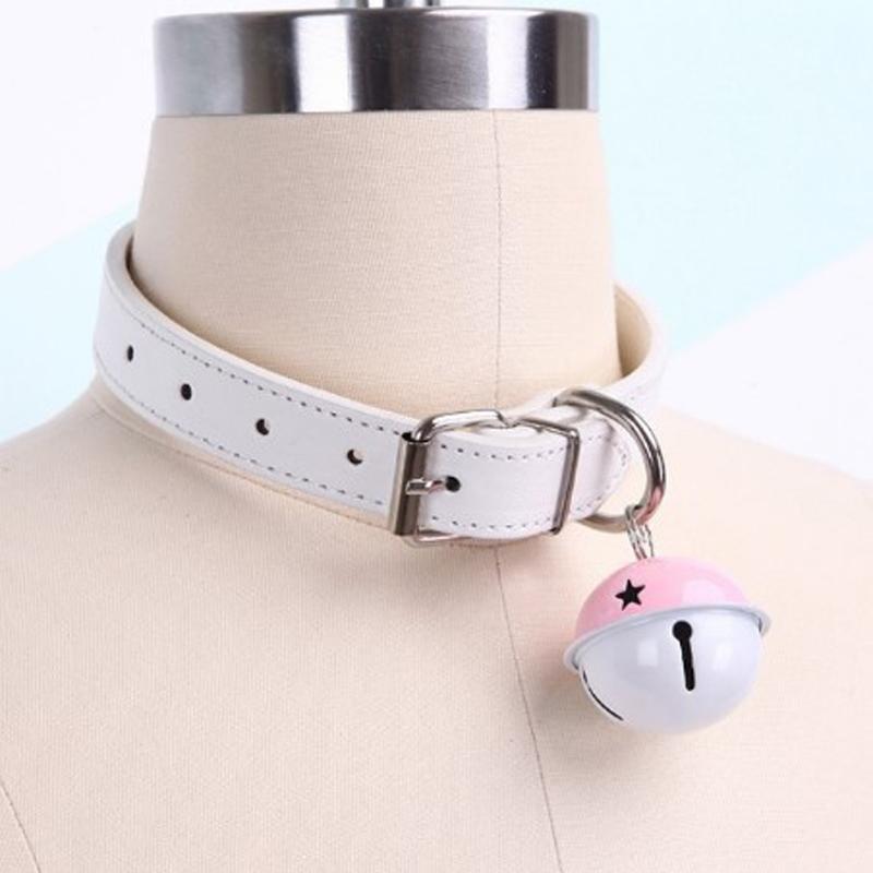 Bell PU Leather Necklace for Women Sex Slave Bdsm Bondage Collar Sex Toys for Couples Sex Accessories Sex Shop