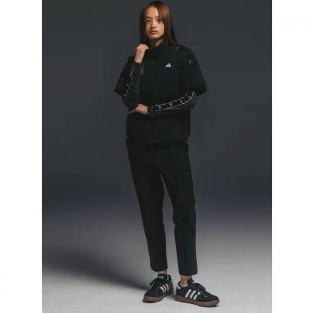 AdidaS Golf 24fw Women S Down Short Sleeve Anorak Im7195 Black