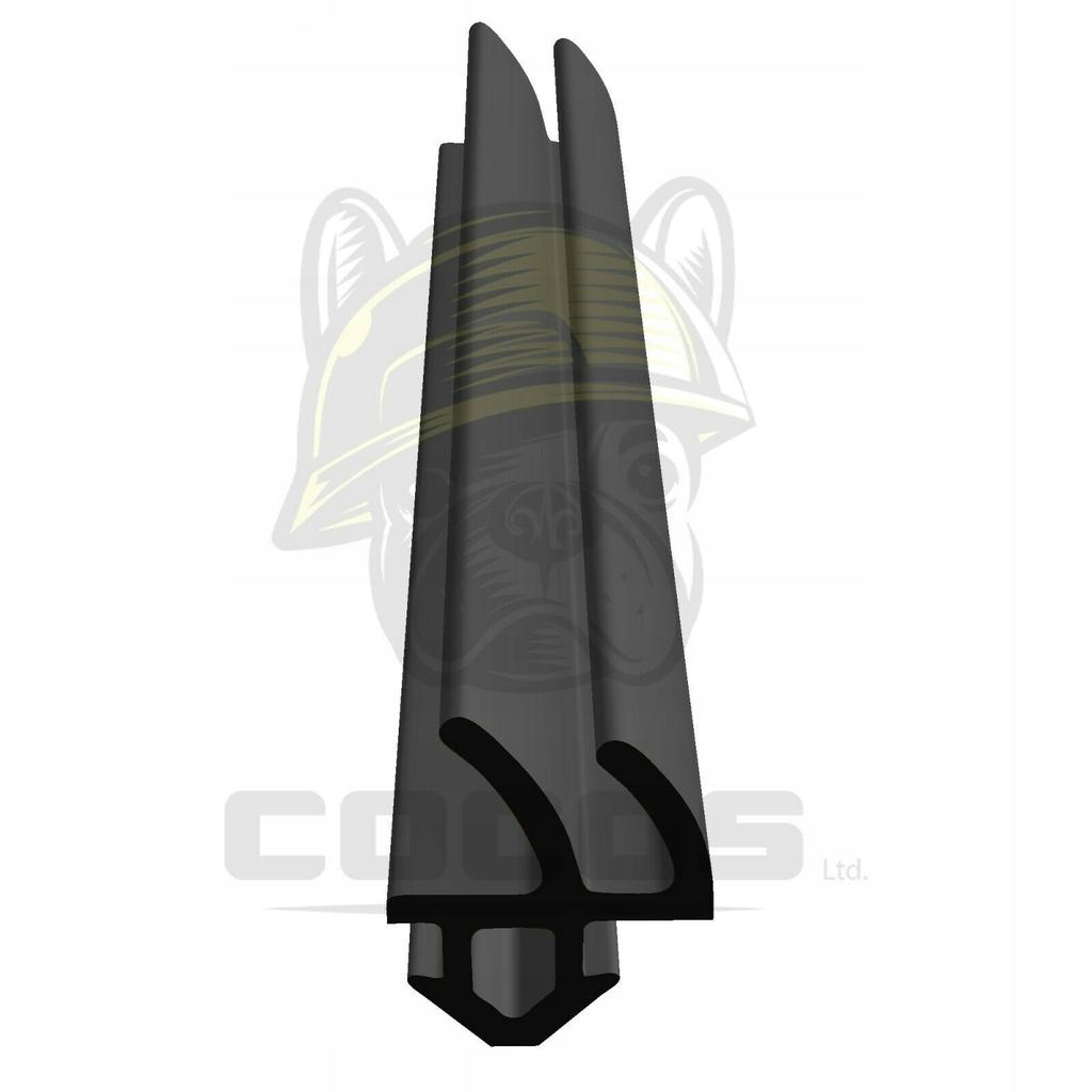 Seal for PVC windows S-1388 BLACK 1m