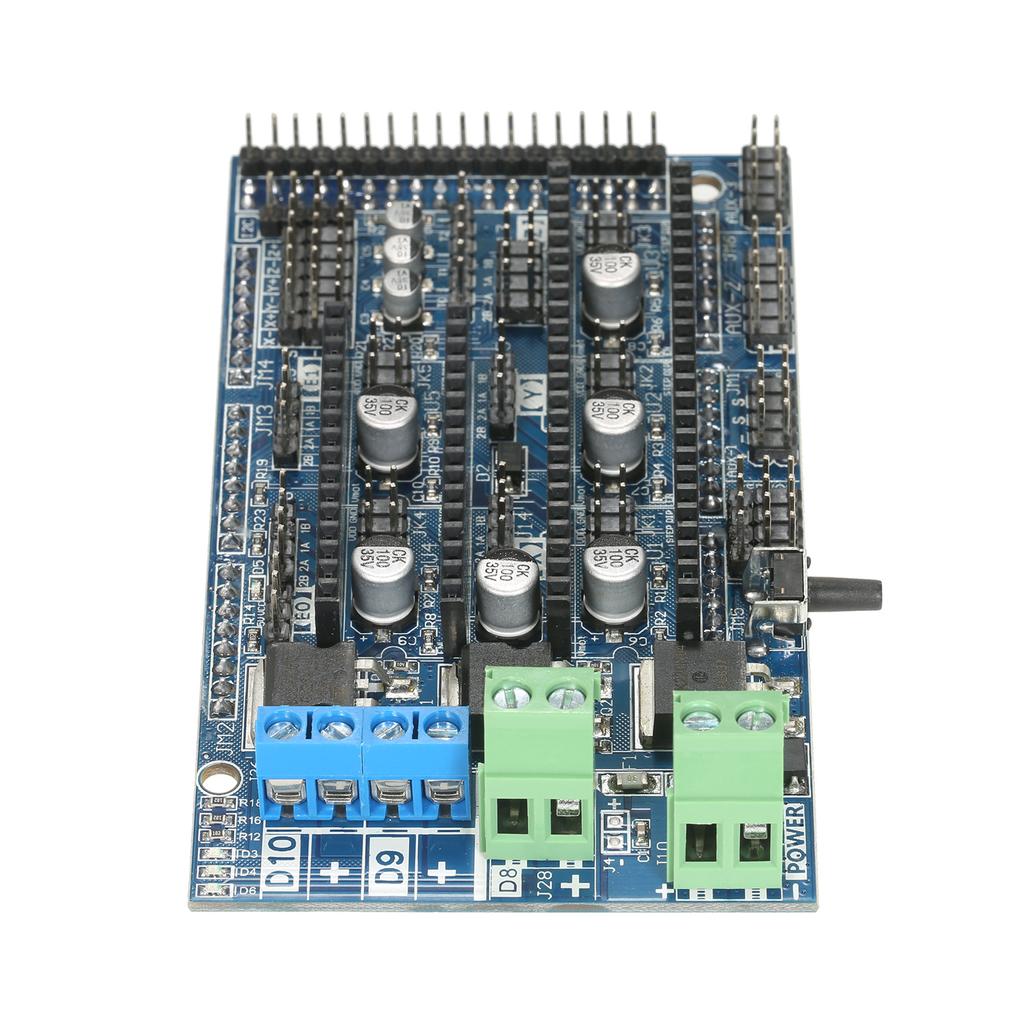 Основание платы управления Ramps 1.6 на 4-слойной плате панели управления Ramps 1.5 с расширением радиатора