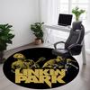1 шт. Круглый коврик для офиса Linkin Park, Нескользящий, Мягкий и прочный офисный коврик для декора интерьера, Идеально подходит для офиса, Красивое украшение