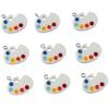 30 Pcs Paint Tray Shape Colorful Paint Tray Charms 0.97*0.66inch Pallet Charms Women