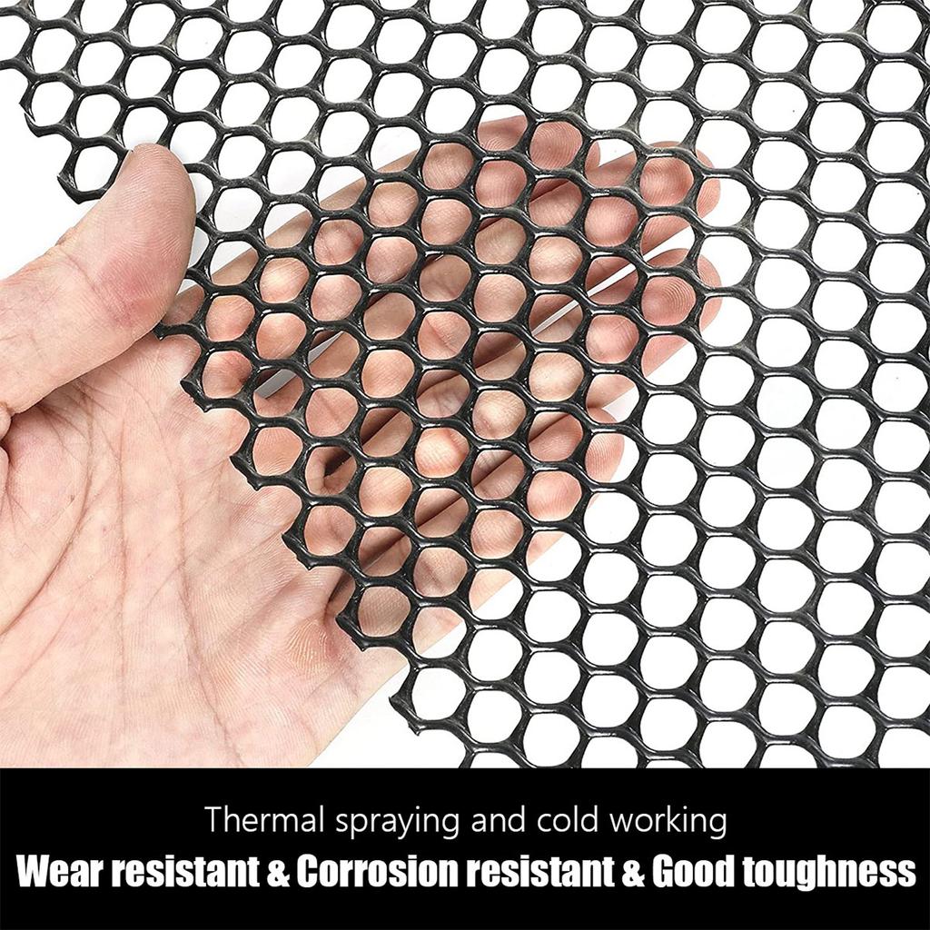 Plastic Wire Mesh Fence 9.8 X 1.3FT Roll For Poultry,Dogs, Rabbit, Snake Barrier and Gardening Chicken Wire Mesh Poultry Fencing